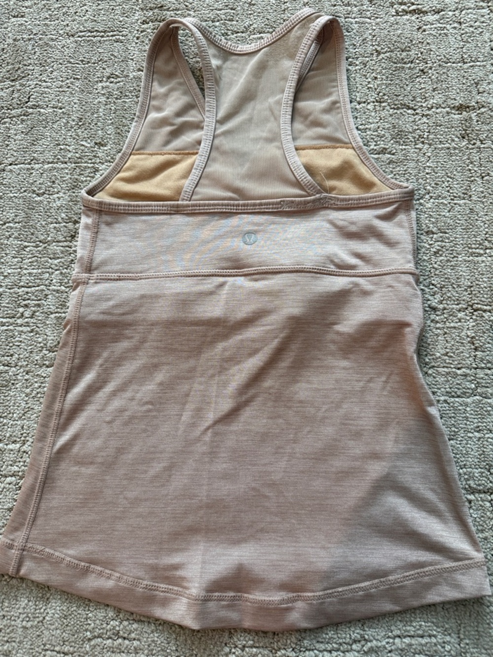 Lululemon Nude Crossover Racerback Tank Size 2 - Picture 2 of 3